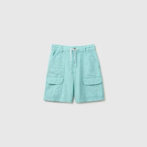 Bermudas regular fit com bolsos