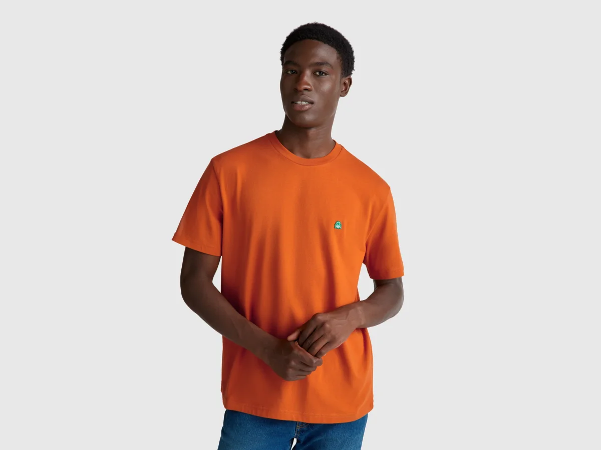 T-shirt básica de algodão - Image 2