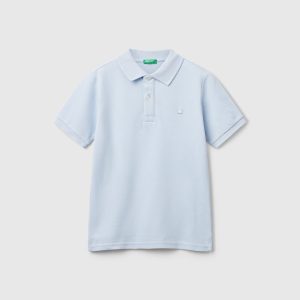 Polo slim fit em algodão puro
