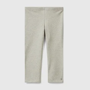 Leggings 3/4 em algodão stretch