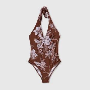 Fato de banho com estampa floral