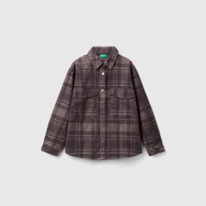 Camisa tartan de veludo