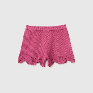 Shorts crochê