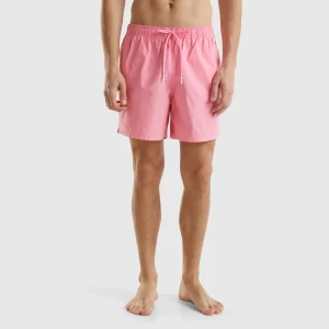 Boxers de banho em mistura de algodão