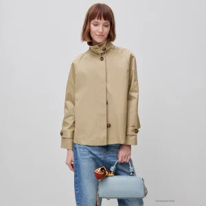 Trench coat curto
