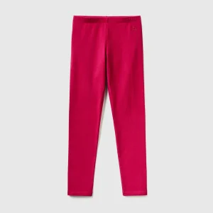 Leggings em algodão stretch