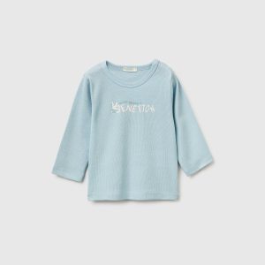 T-shirt com estampa em algodão orgânico