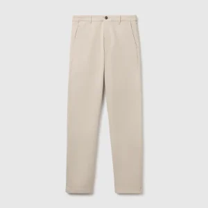 Chinos slim fit em algodão