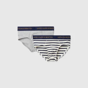 Dois slips em algodão orgânico stretch