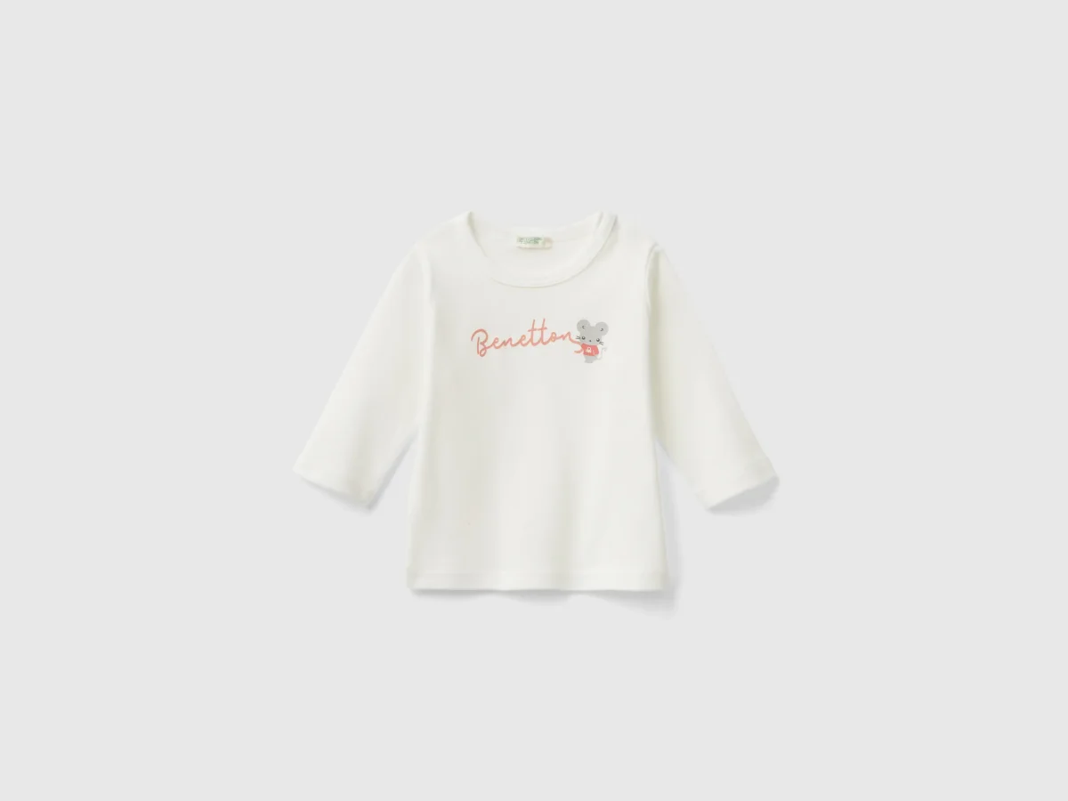 T-shirt de manga comprida 100% algodão orgânico - Image 2