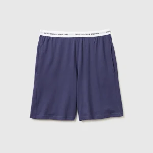 Bermudas com elástico logótipo