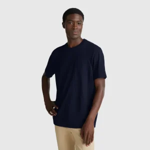 T-shirt em algodão com bolso pequeno