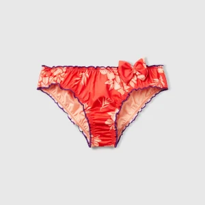 Cuecas de banho com estampa floral