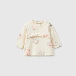T-shirt com estampa gatinhos