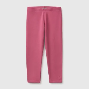 Leggings em algodão stretch