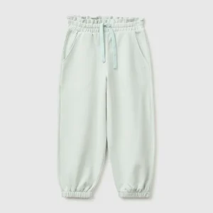 Joggers em felpo de algodão orgânico