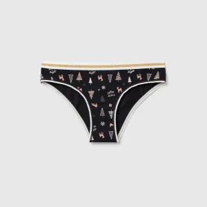 Slip com estampa natalícia