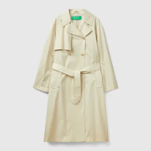 Trench midi de abotoadura dupla