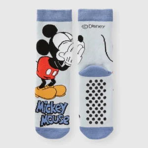 Meias antiderrapante Mickey Mouse