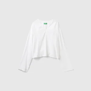 Blusa com decote em V