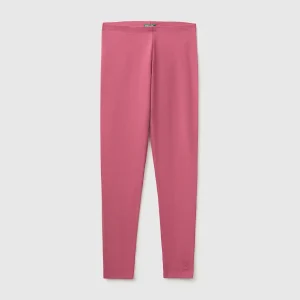Leggings em algodão stretch com logótipo