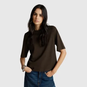 T-shirt boxy fit 100% algodão