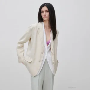 Blazer em linho puro