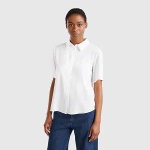 Camisa manga 3/4 em viscose