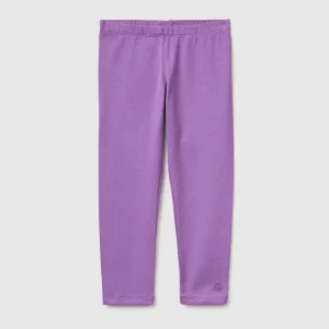 Leggings em algodão stretch com logótipo
