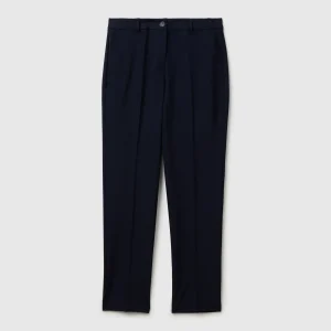 Calças em viscose mista stretch