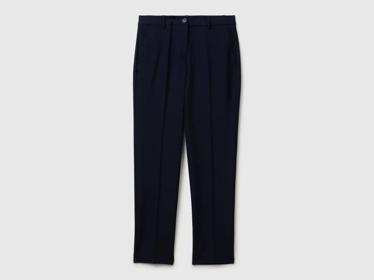 Calças em viscose mista stretch - Image 2