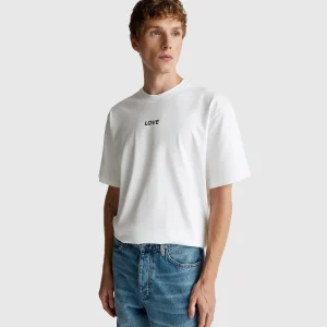 T-shirt over fit com estampa