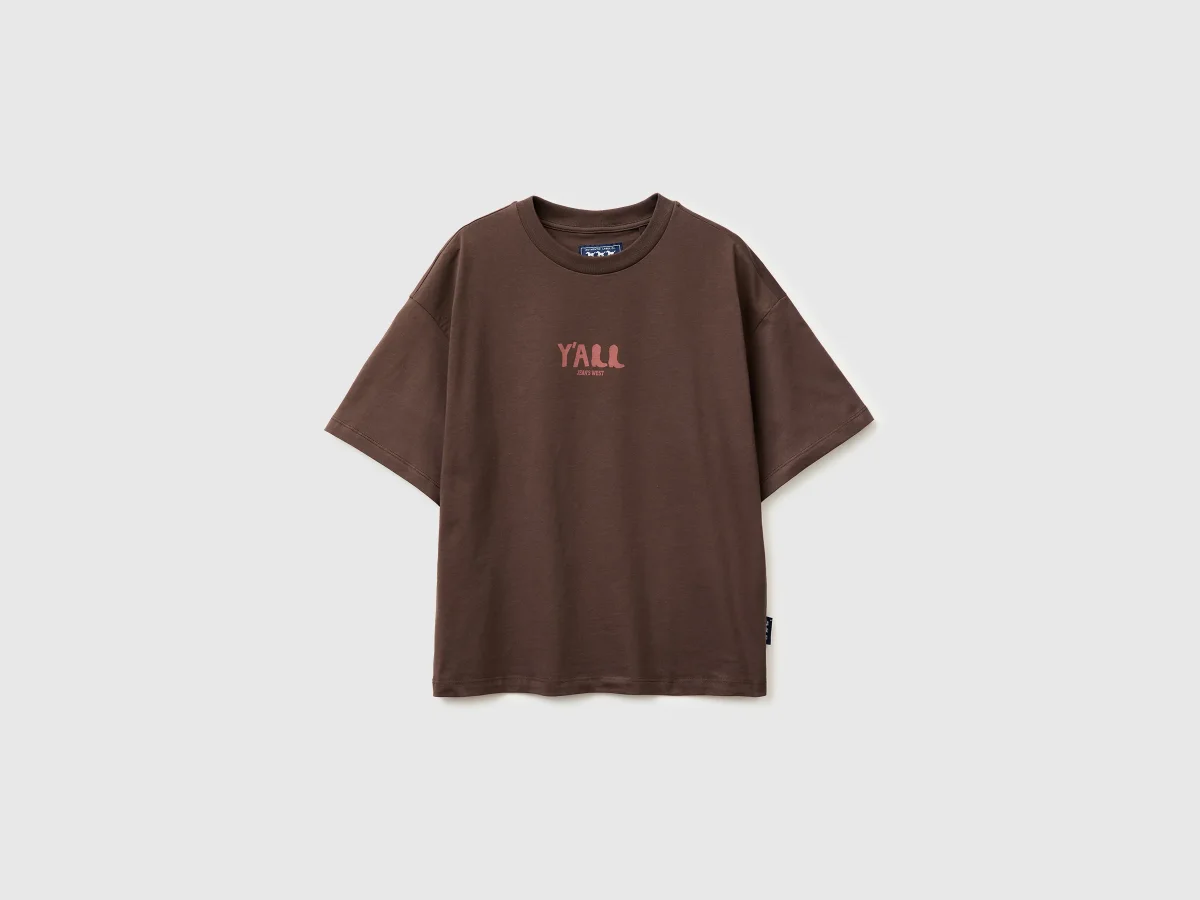 T-shirt com estampado western