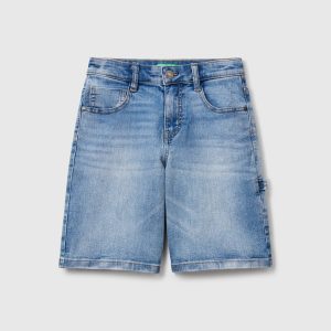 Bermudas de jeans straight fit