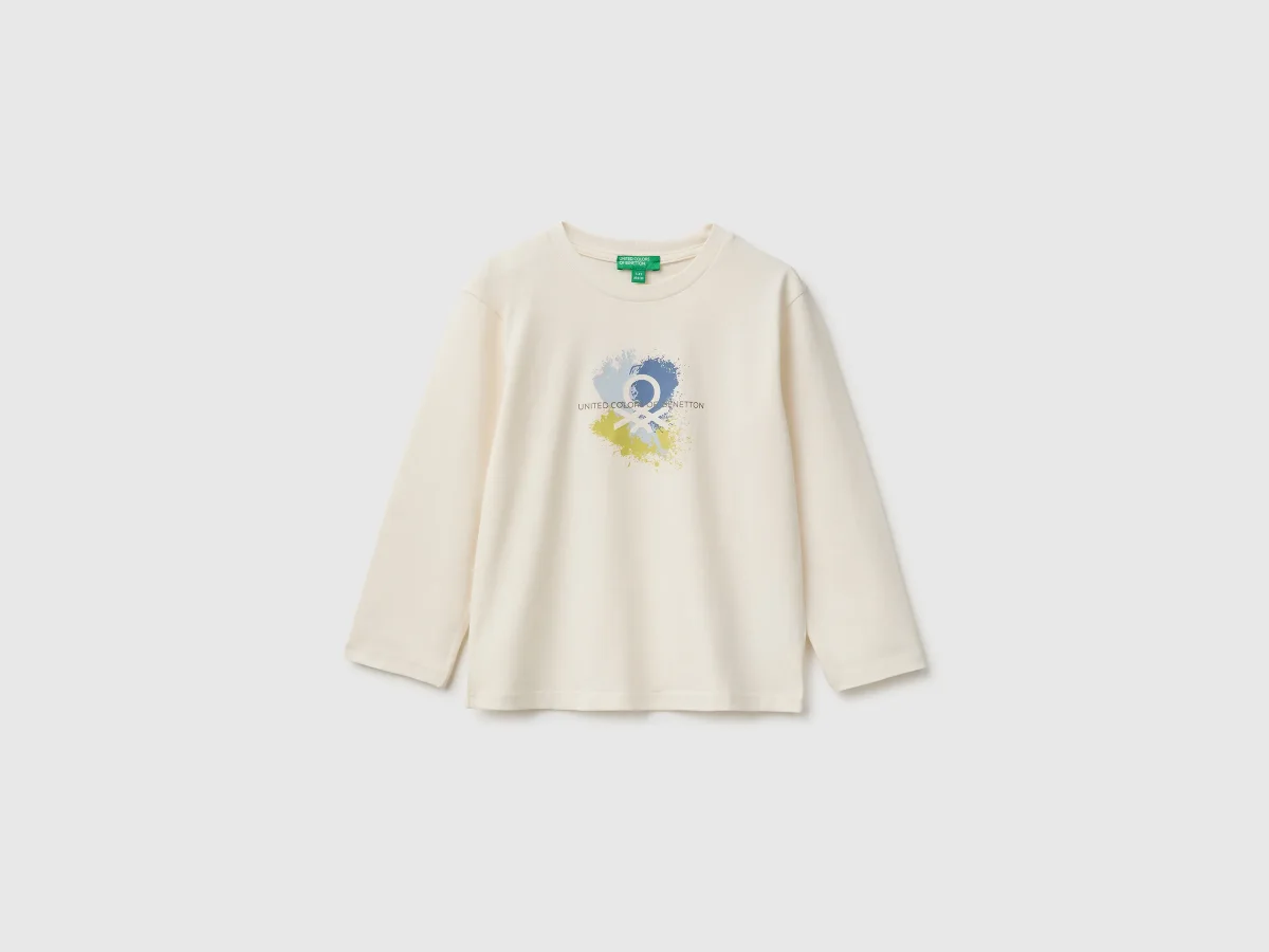 T-shirt de manga comprida com estampa - Image 2