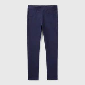 Jeggings em felpo stretch