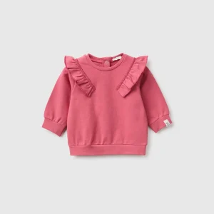 Sweat com folhos