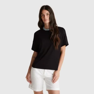 T-shirt slim fit em viscose stretch