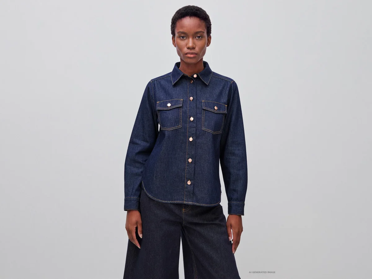 Camisa de jeans regular fit