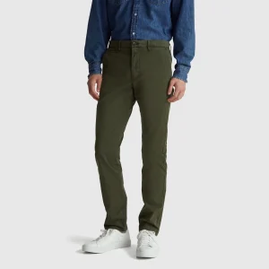 Chinos slim fit verde escuro