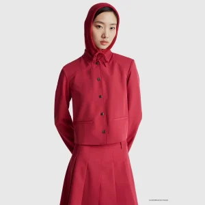 Casaco em viscose mista stretch