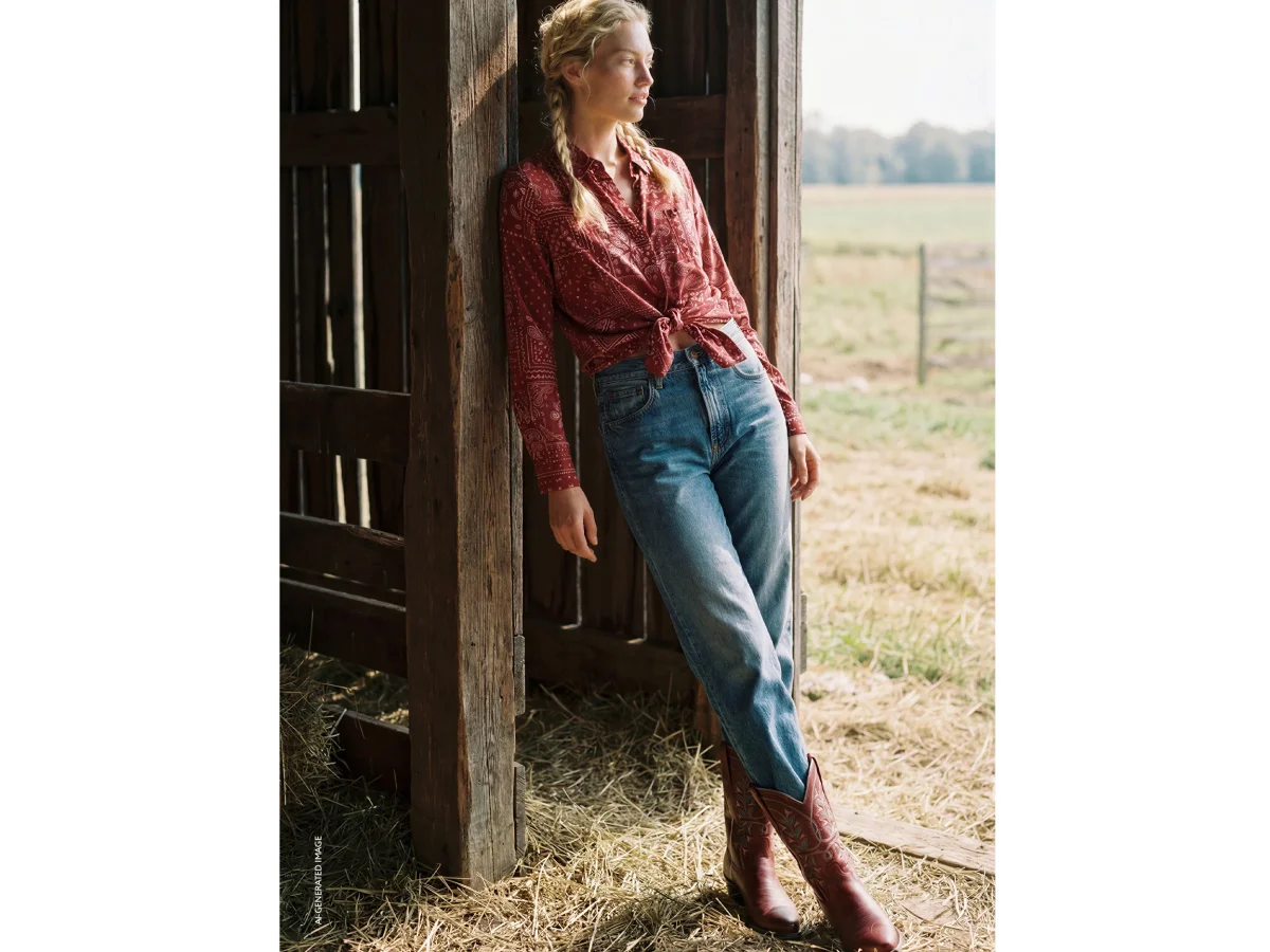 Jeans bootcut lavagem clara