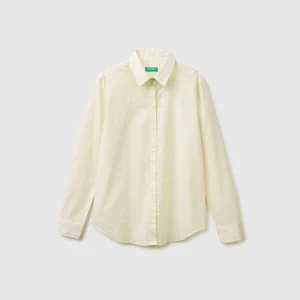 Camisa padrão em algodão leve
