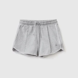 Calções com cordão de ajuste 100% algodão