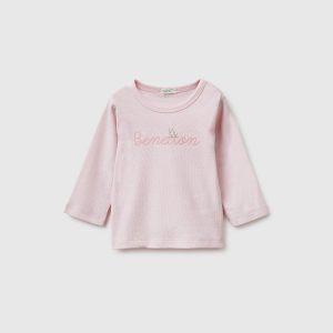 T-shirt com estampa em algodão orgânico