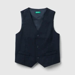 Colete de flanela slim fit