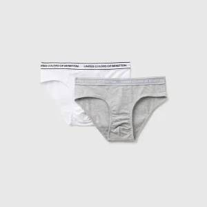 Set de dois slips com elástico logótipo
