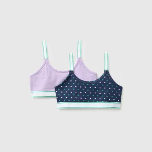 Dois brassieres com elástico logótipo