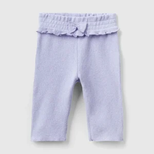 Calças skinny fit em mistura de algodão reciclado