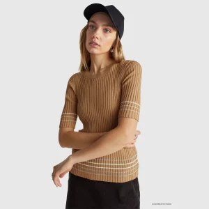 Camisola em mistura de viscose